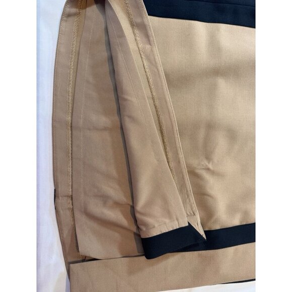 White House Black Market Skirt Women’s 8 Tan & Black Color Block $88 Career - Picture 11 of 16